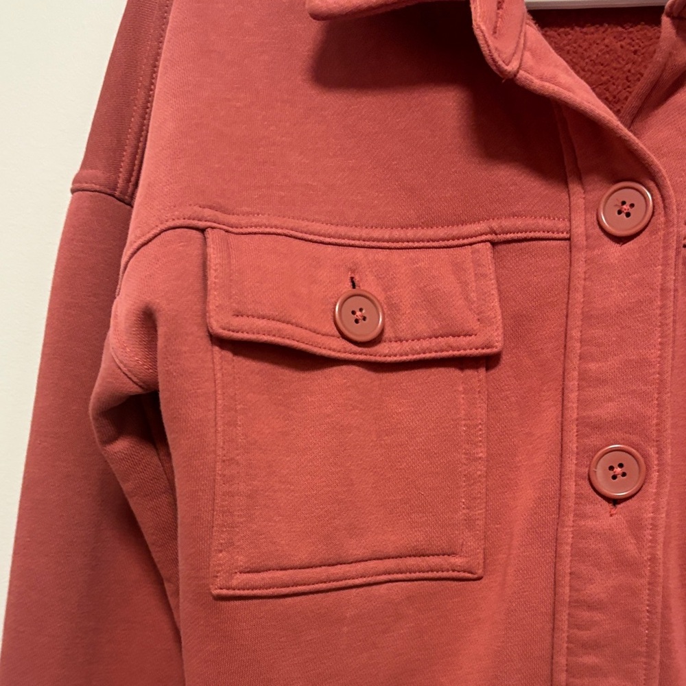 Lazy Pants Button-Up Shacket - Picture 4 of 7